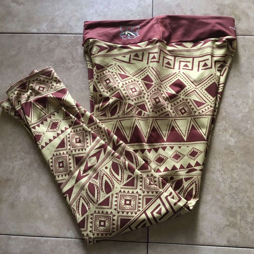 Western Michigan Broncos Yoga Pant Tribal XL